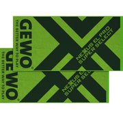 Gewo set 2x asciugamano Super Select nero/verde