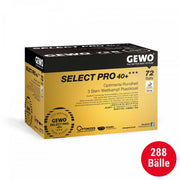 Set Palline Gewo 4 x Select Pro 40+*** (72) bianche (288 palline)