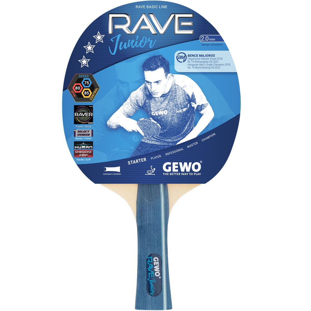Gewo Racchetta RaveJunior concava