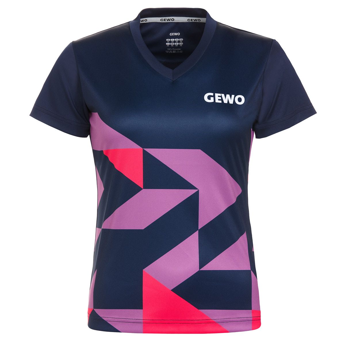 Gewo maglia Matera Lady blu navy/rosa