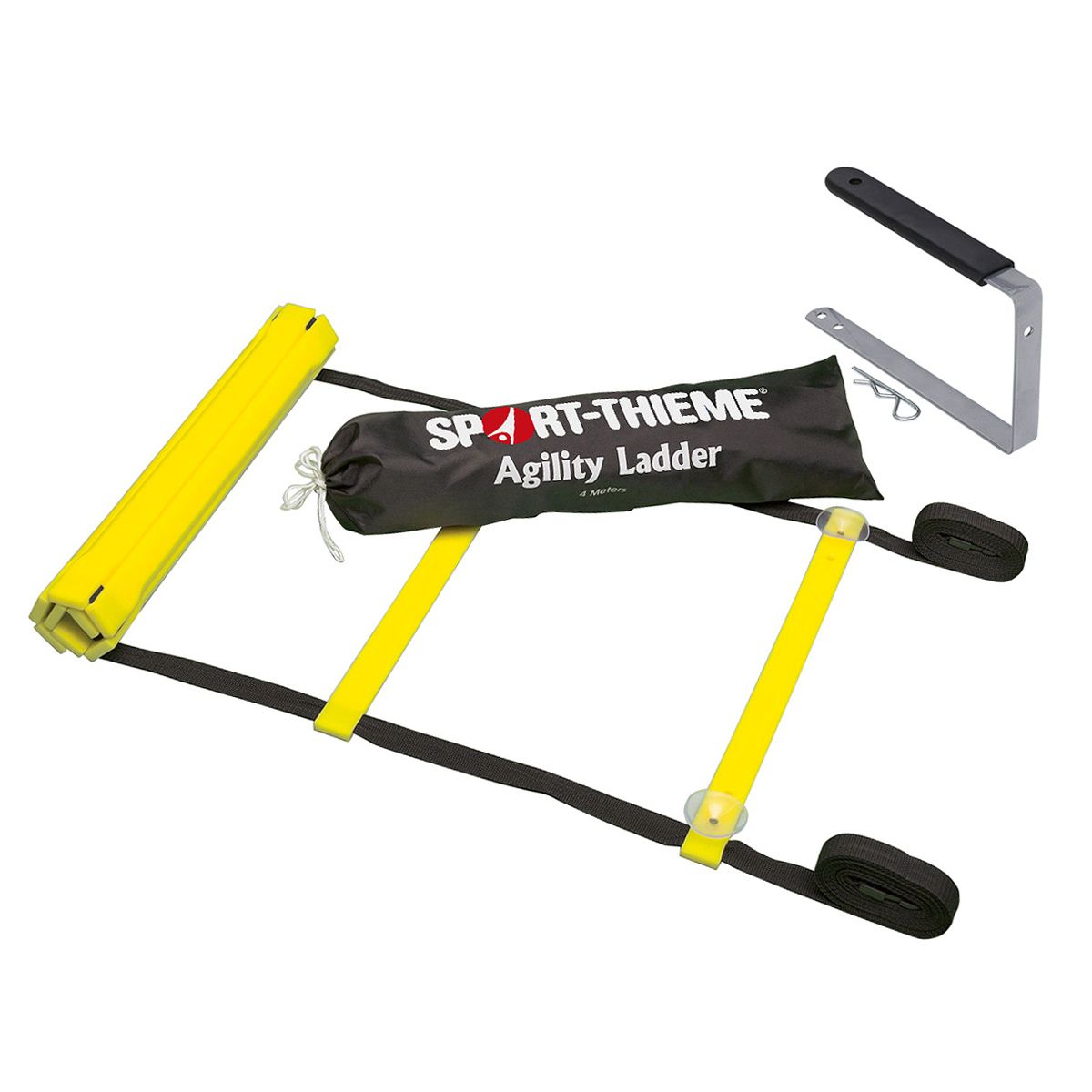 Gewo scala coordinazione "Agillity" scala singola 4m nero/giallo