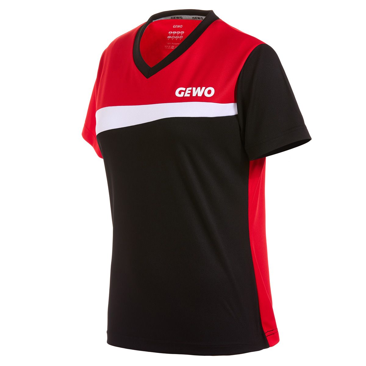 Gewo maglia Fondi IV Lady nero/rosso