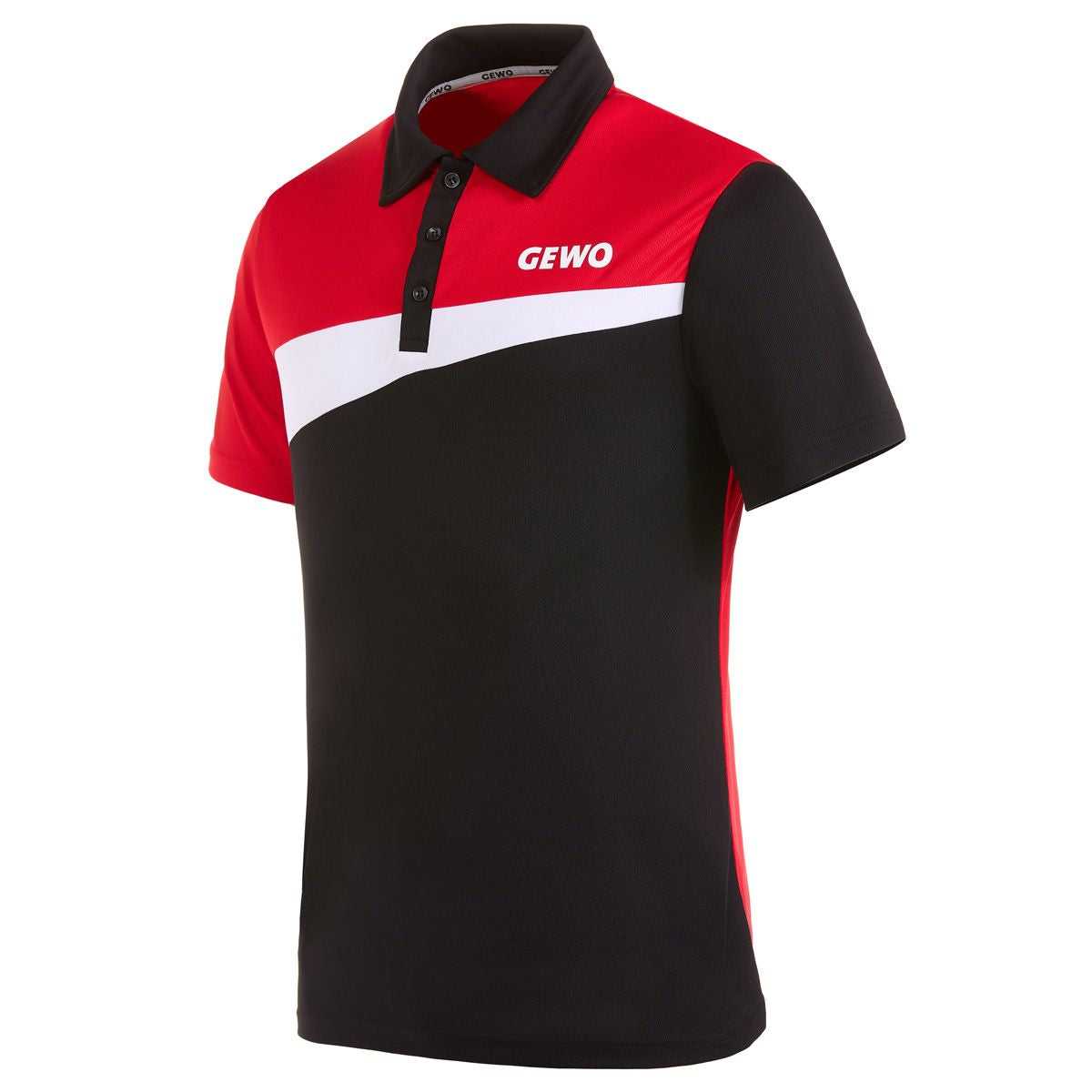 Gewo maglia Fondi IV Cotone nero/rosso