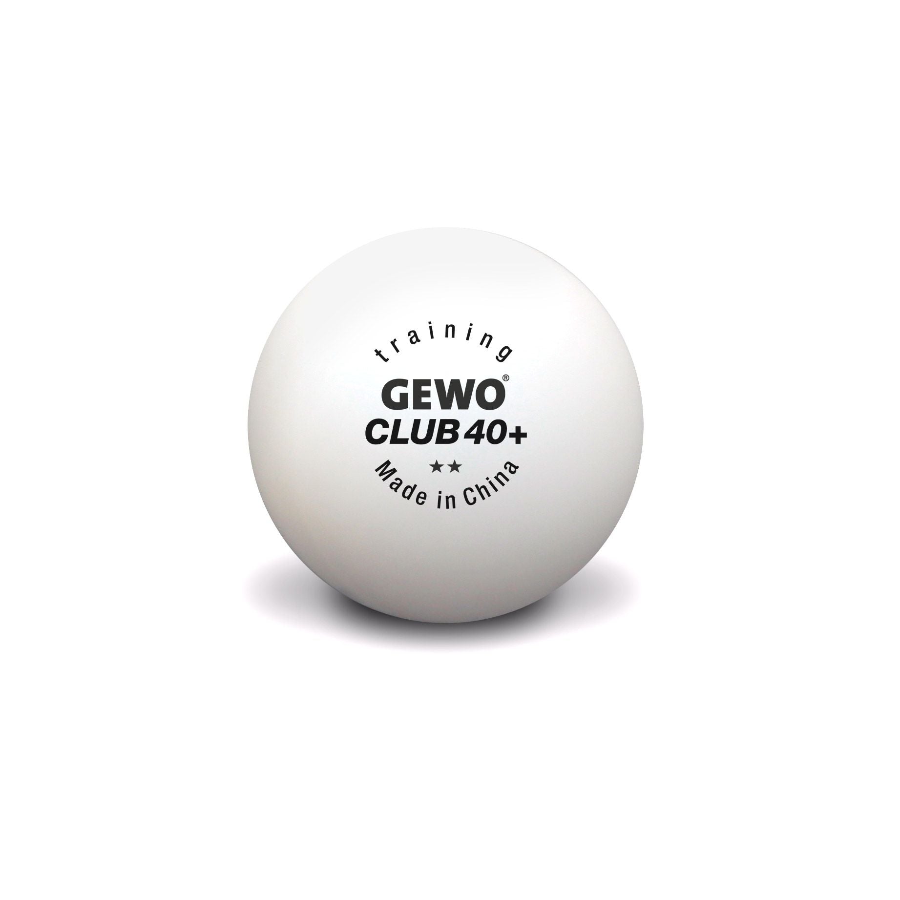 Palline Gewo Training Club 40+** 4x 72 pezzi scatola bianca