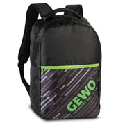 Gewo Zaino Stripes nero/lime