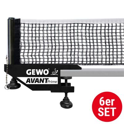 Gewo 6x Set Rete Avant Prime nero