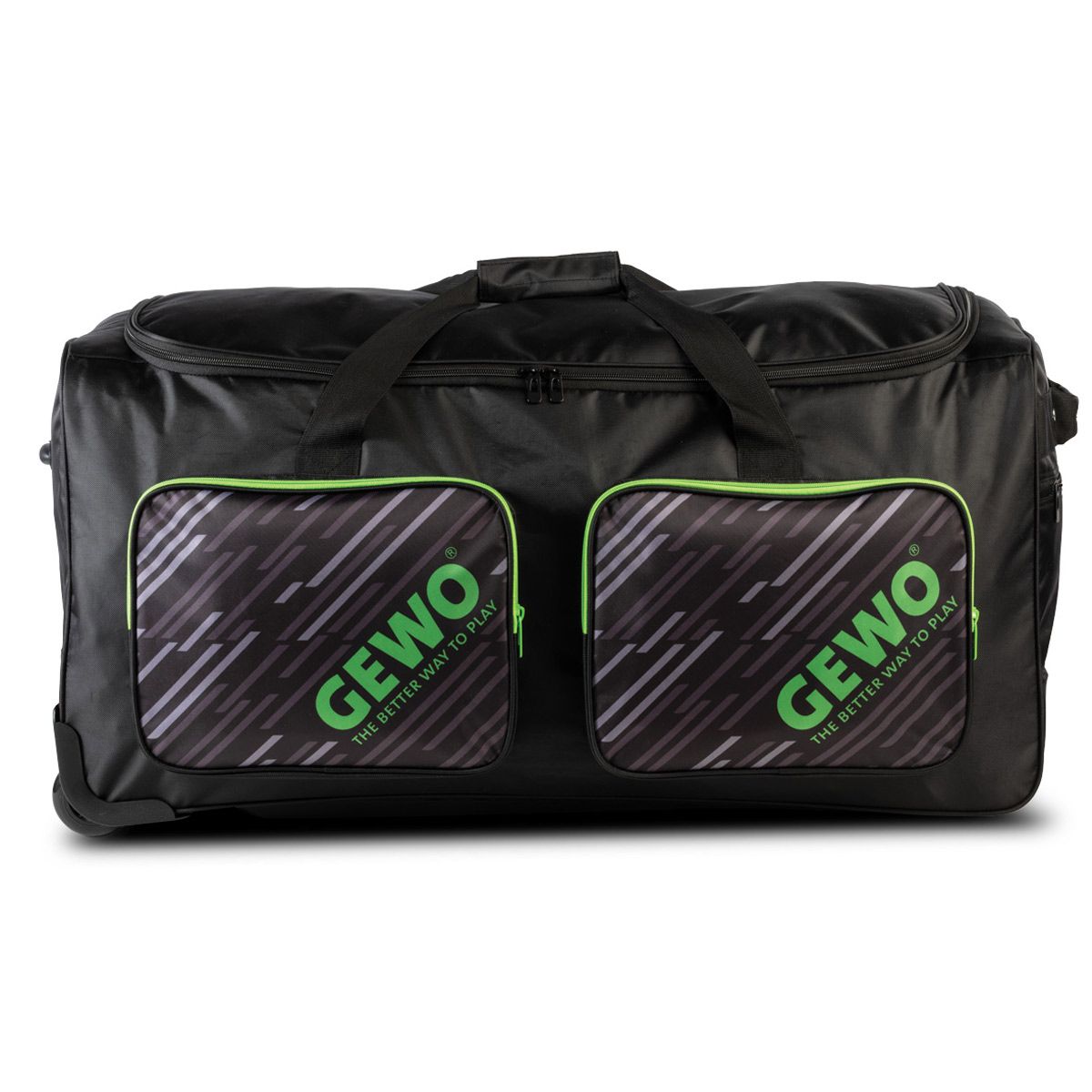 Gewo Trolley Stripes XL nero/lime