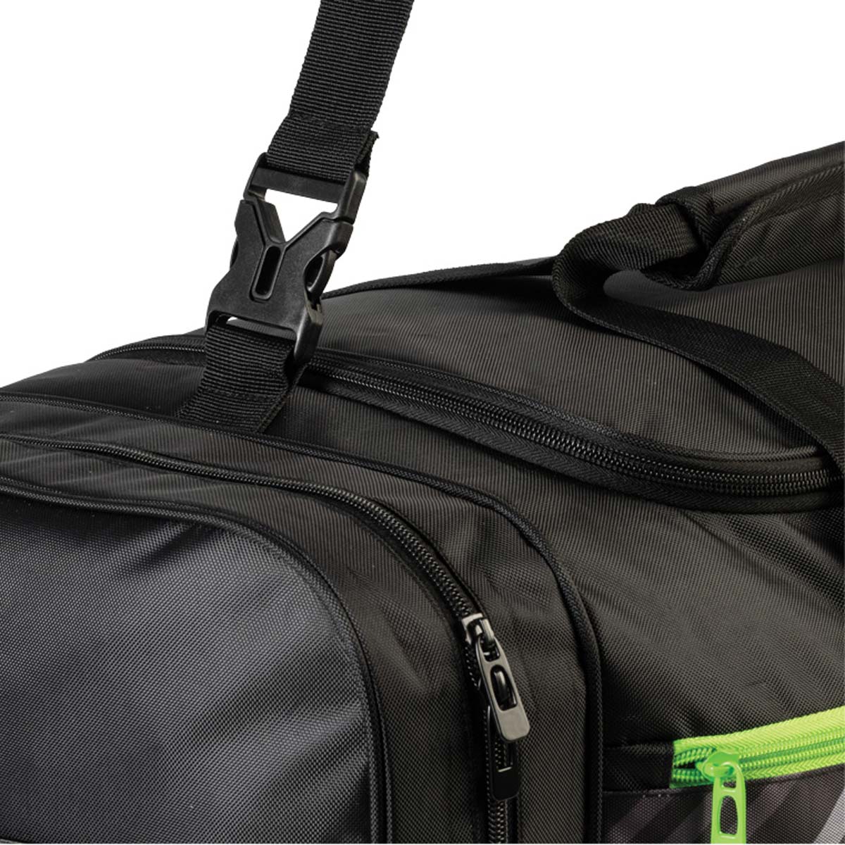 Gewo Borsa Sportiva Stripes XL nero/lime