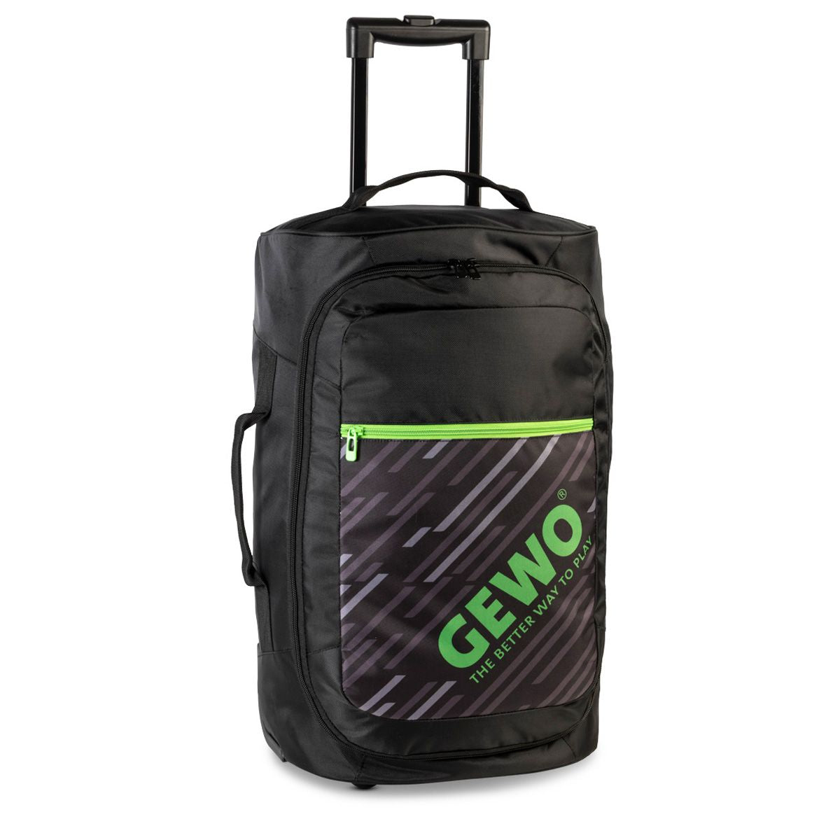 Gewo Trolley Stripes M nero/lime