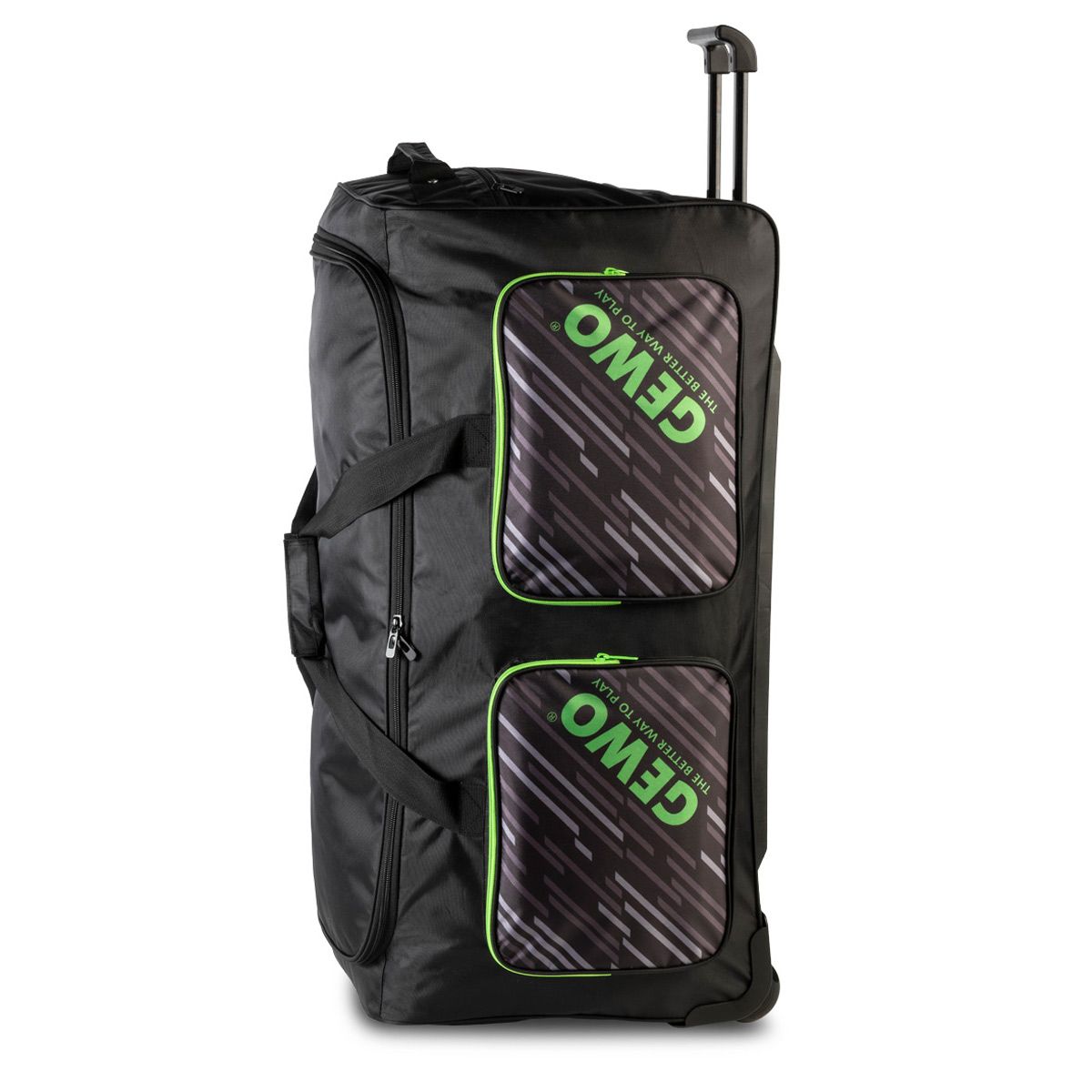 Gewo Trolley Stripes XL nero/lime