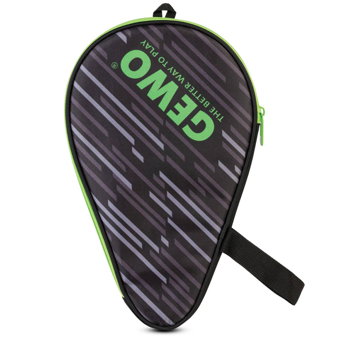 Gewo Round Cover Stripes nero/lime