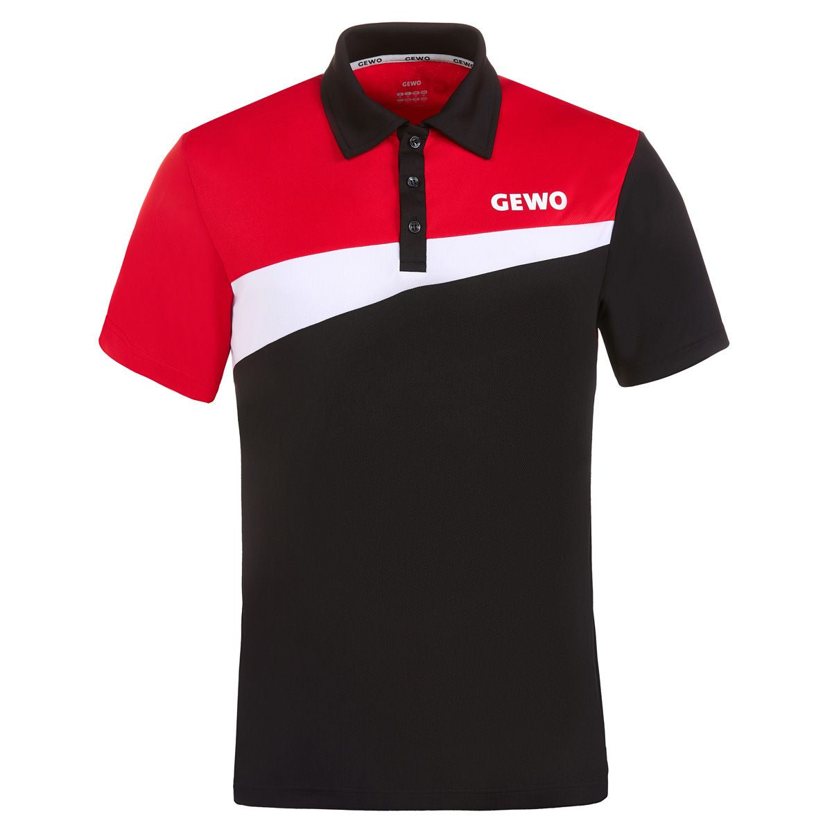 Gewo maglia Fondi IV nero/rosso