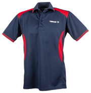 Tibhar maglietta Cosmos poliestere navy/rosso