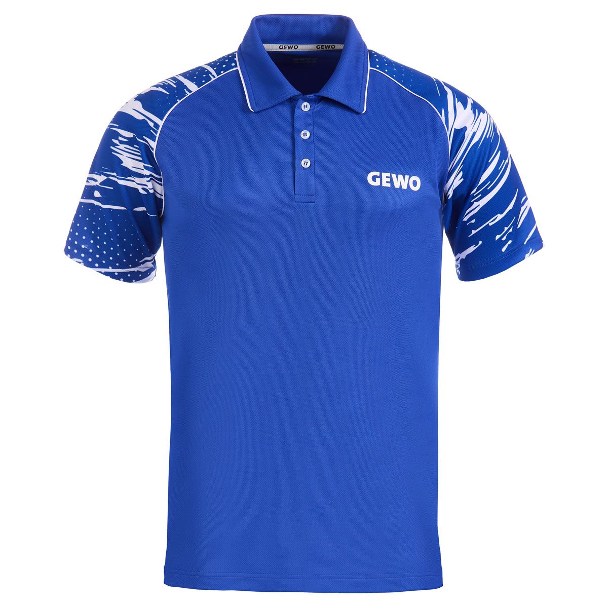 Gewo maglia Marmo I blu/bianco