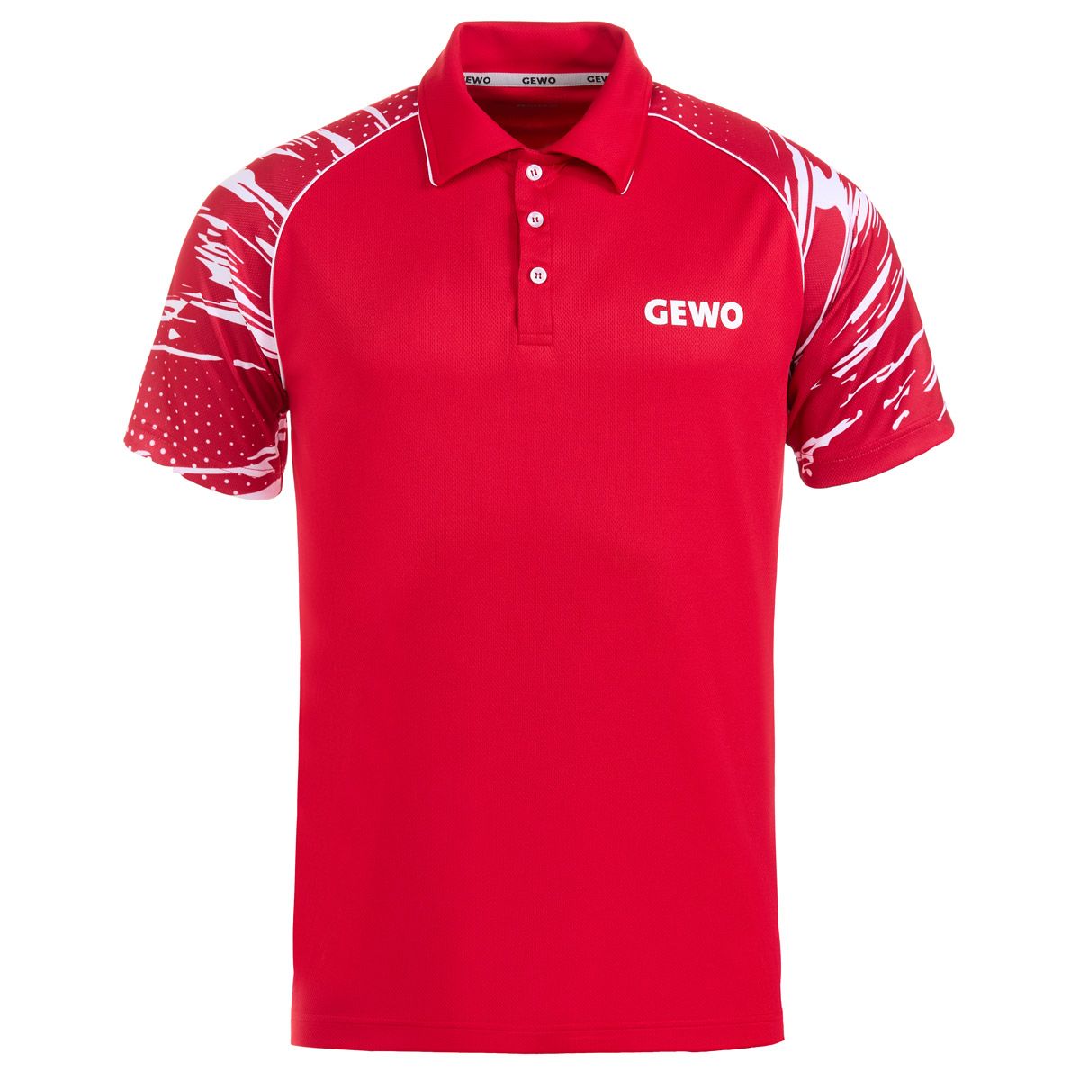 Gewo maglia Marmo II rosso/bianco