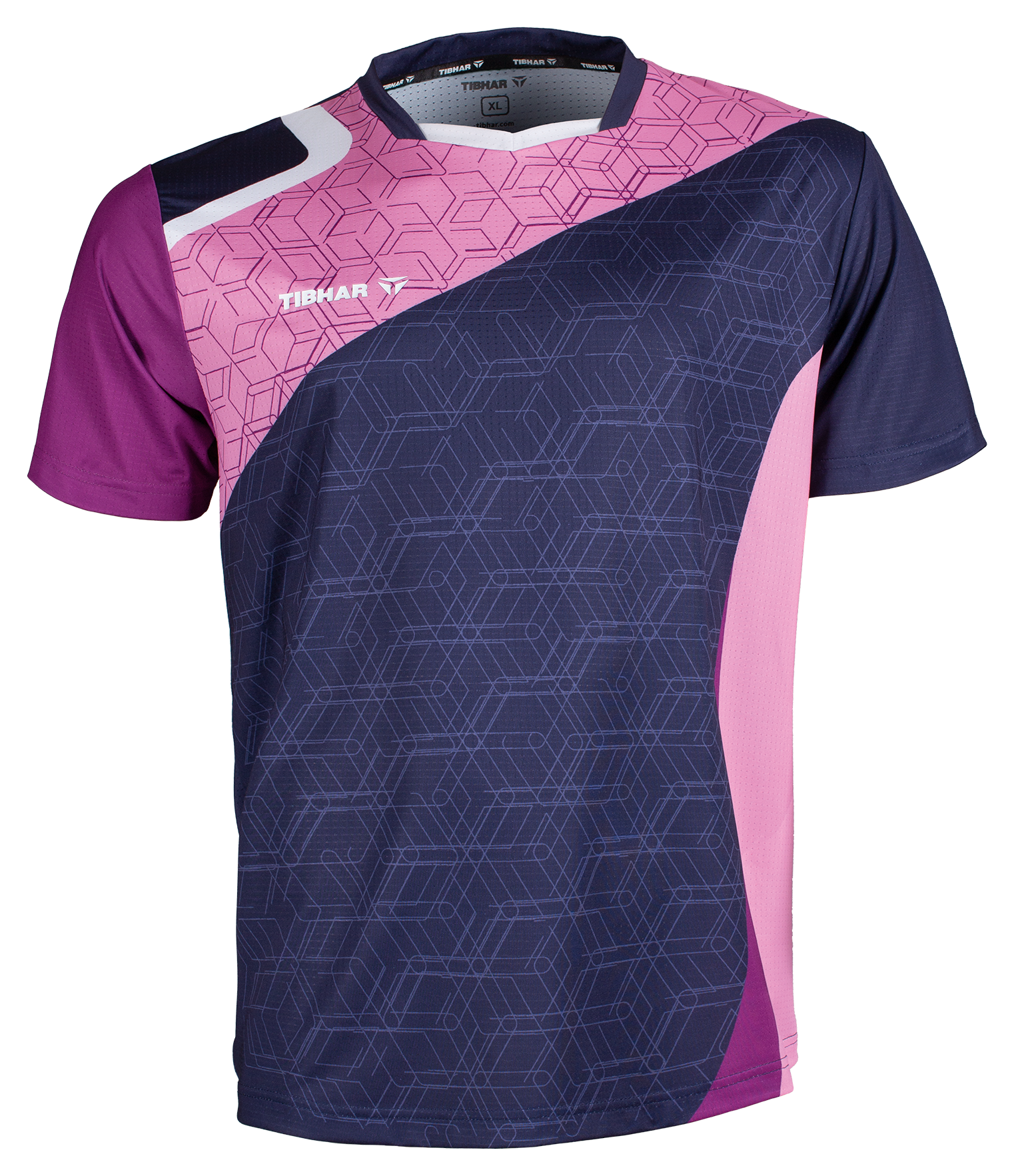 Tibhar maglietta Sol blu navy/rosa