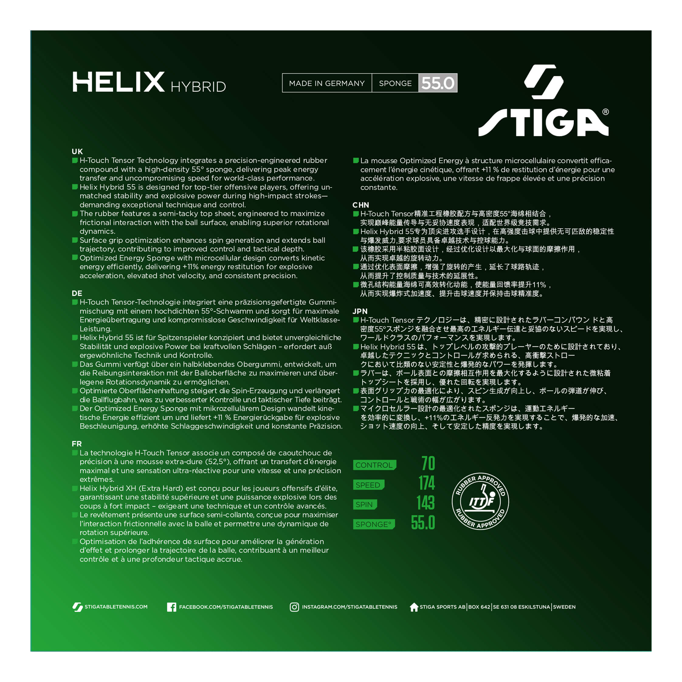 Stiga Helix Ibrido 55