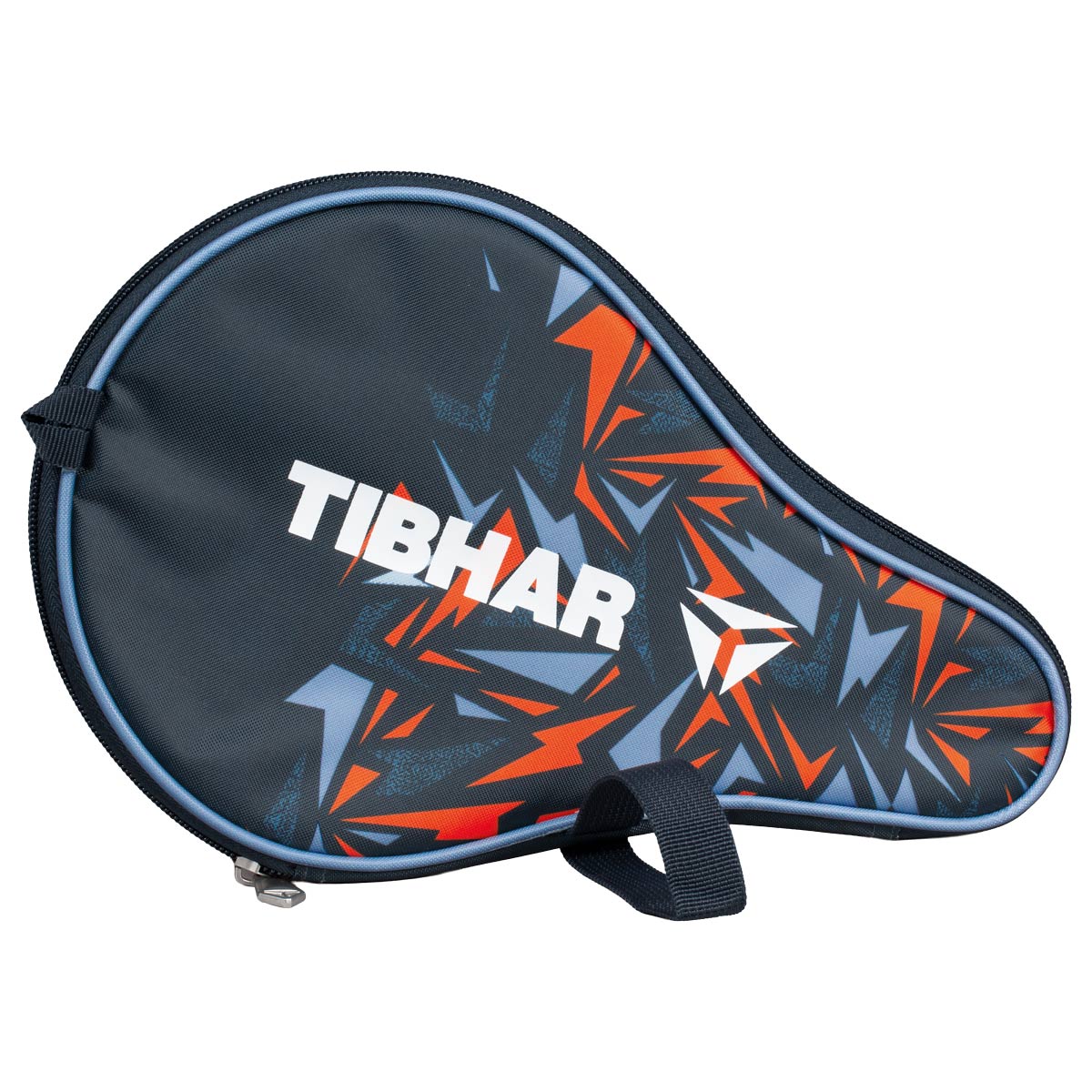 Copertura Tibhar Spectra rotonda con scomparto per palline blu navy/arancione