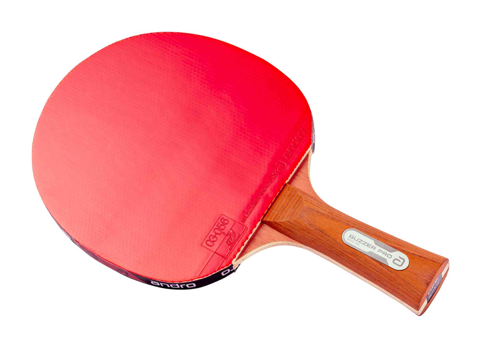 Andro Set di Racchette Buzzer Pro 500 RX nero/rosso concavo