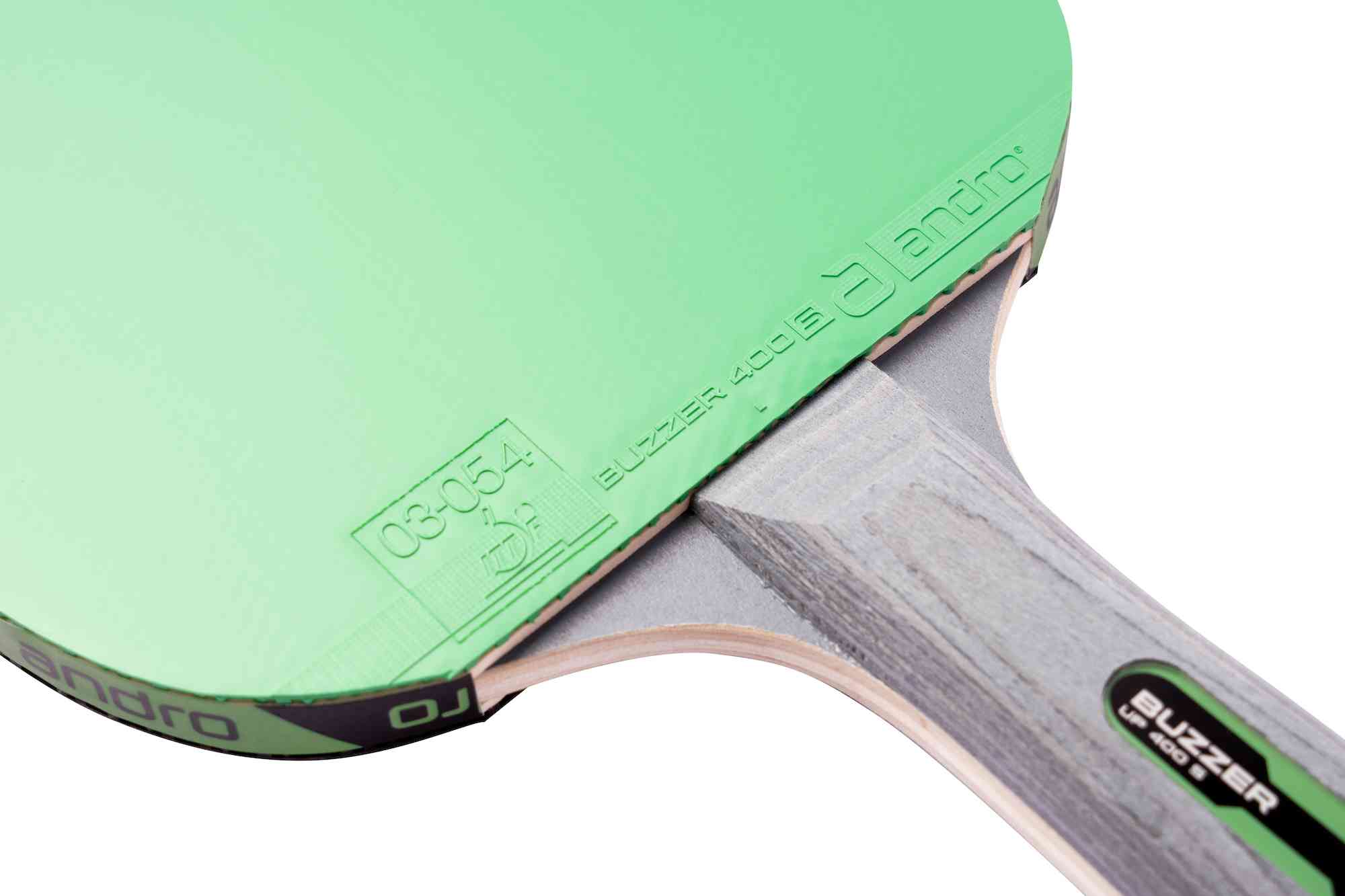 Andro Set di Racchette Buzzer Up 400 S nero/verde concavo