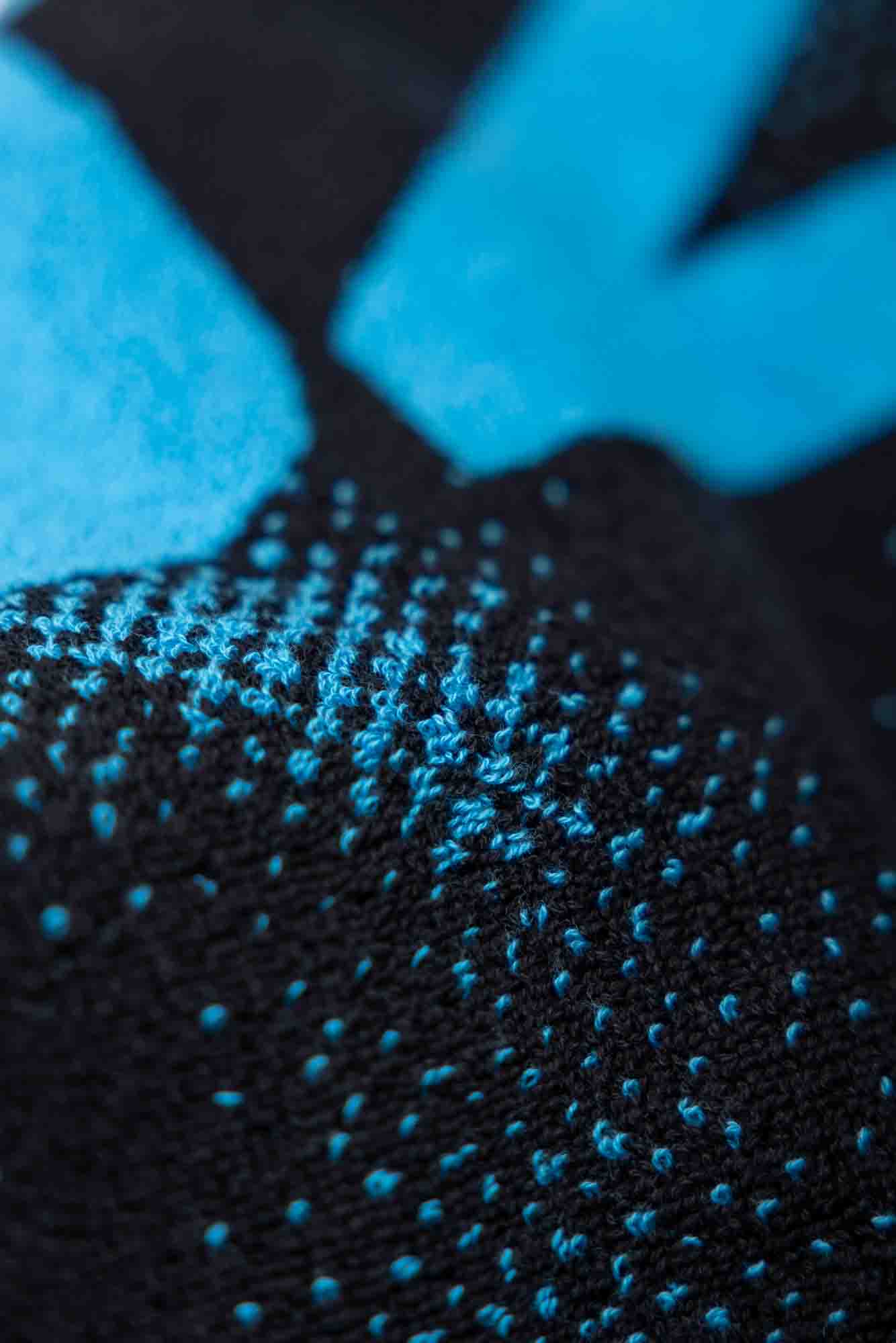 Andro Asciugamano NUZN M nero/blu