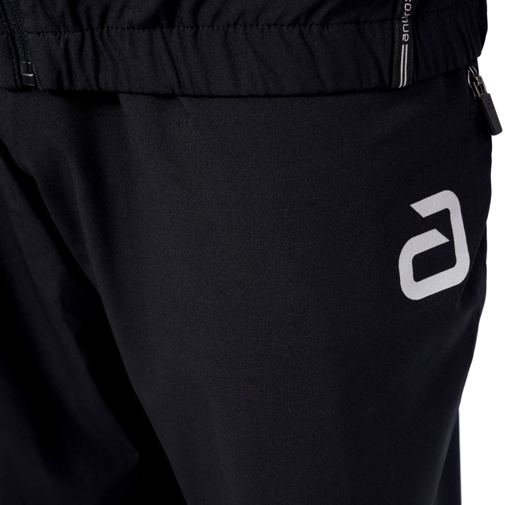 Andro pantaloni Marbery nero/grigio
