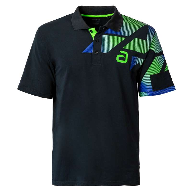 Andro Maglia Benzon Cotton nero/verde