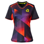 Andro Maglia Lanton Donna nero/rosso