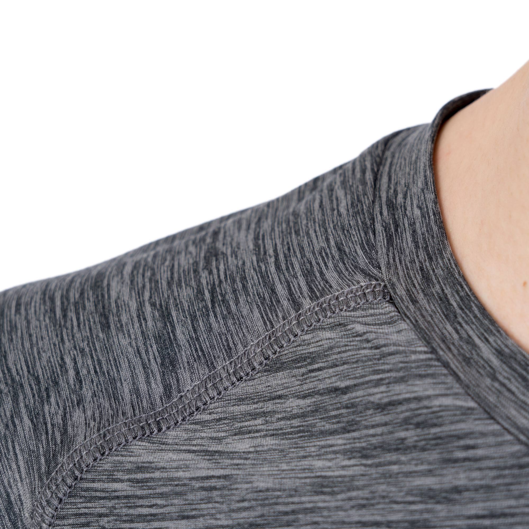 Andro maglietta Melange Alpha grigio