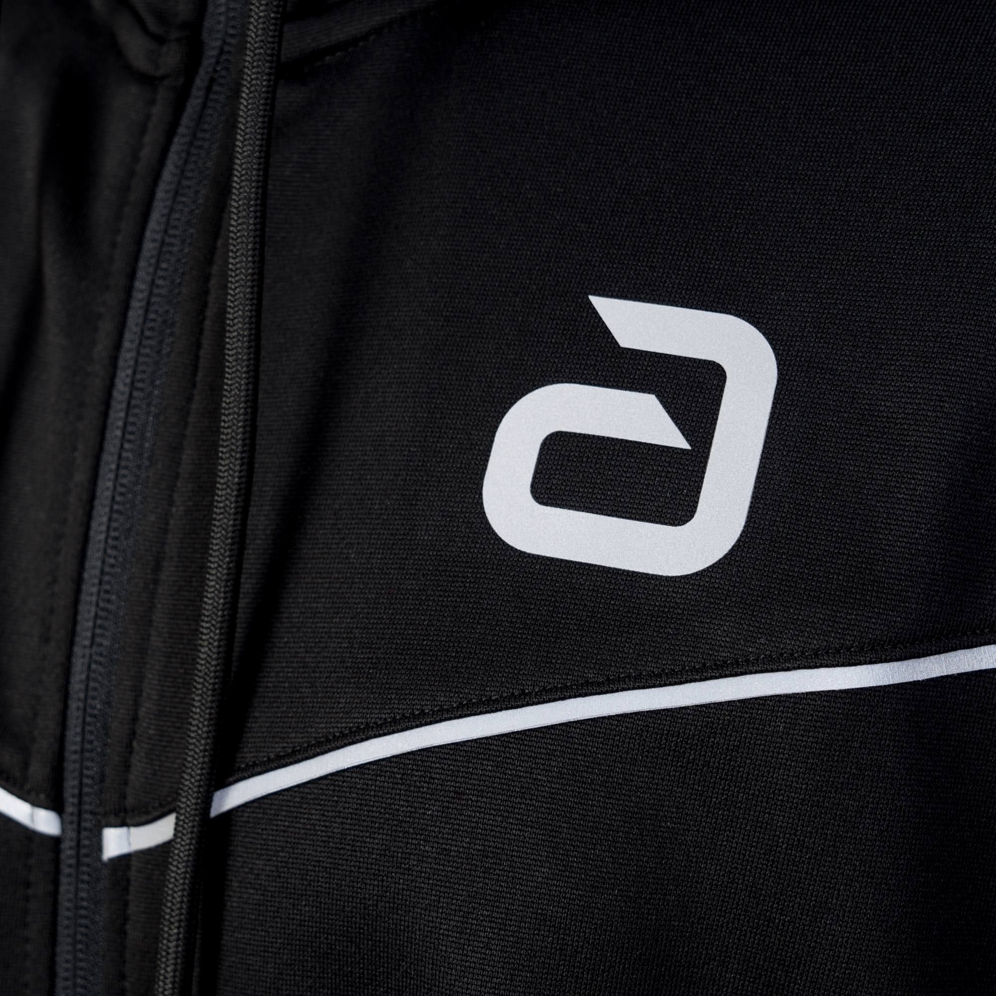 Andro felpa con cappuccio Doley nero/grigio