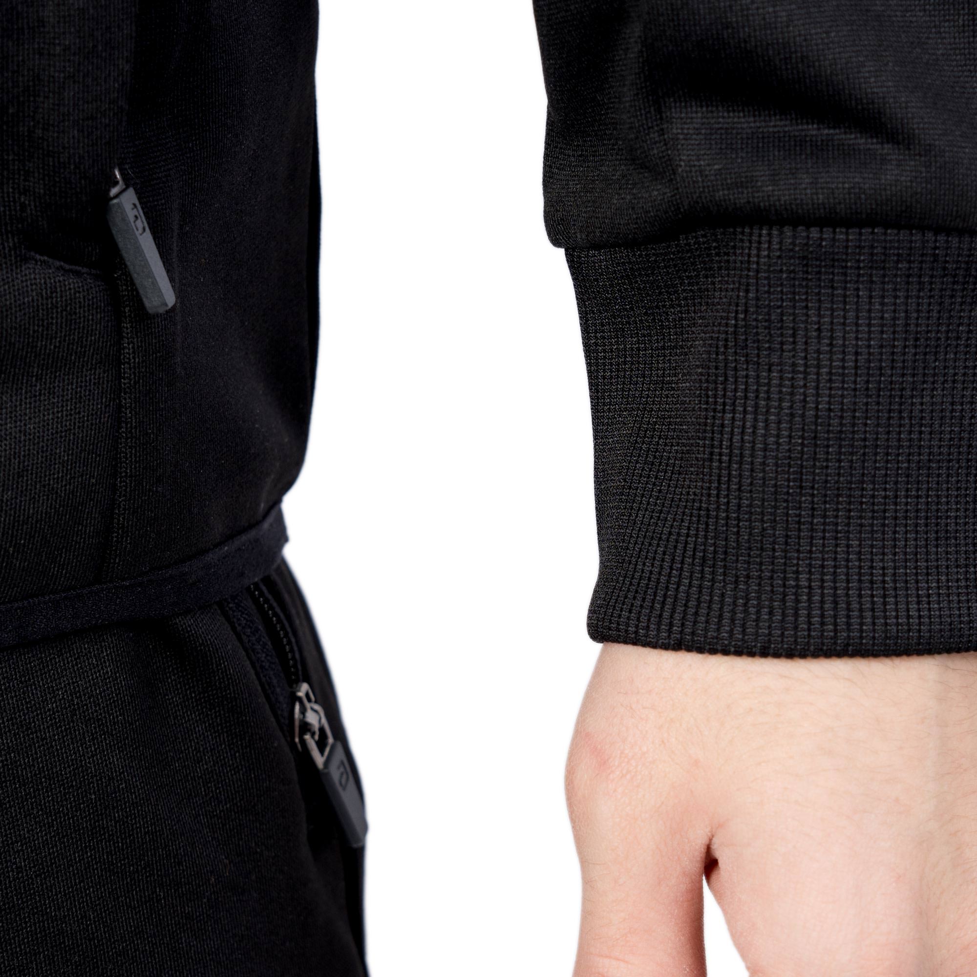 Andro felpa con cappuccio Doley nero/grigio