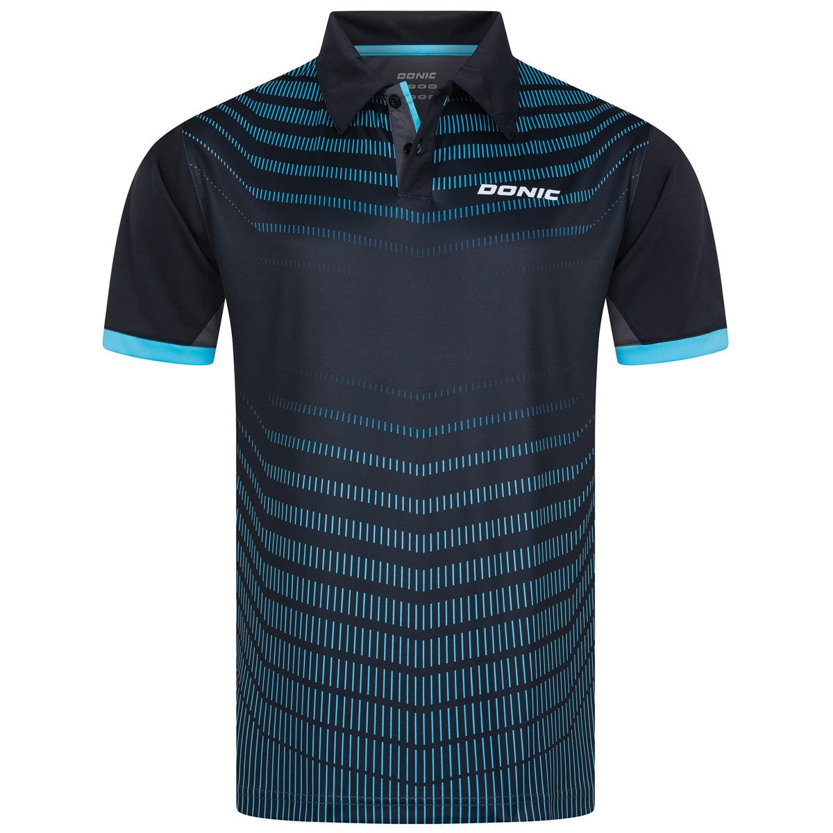 Maglietta Donic Lyra navy/azzurro chiaro/lime