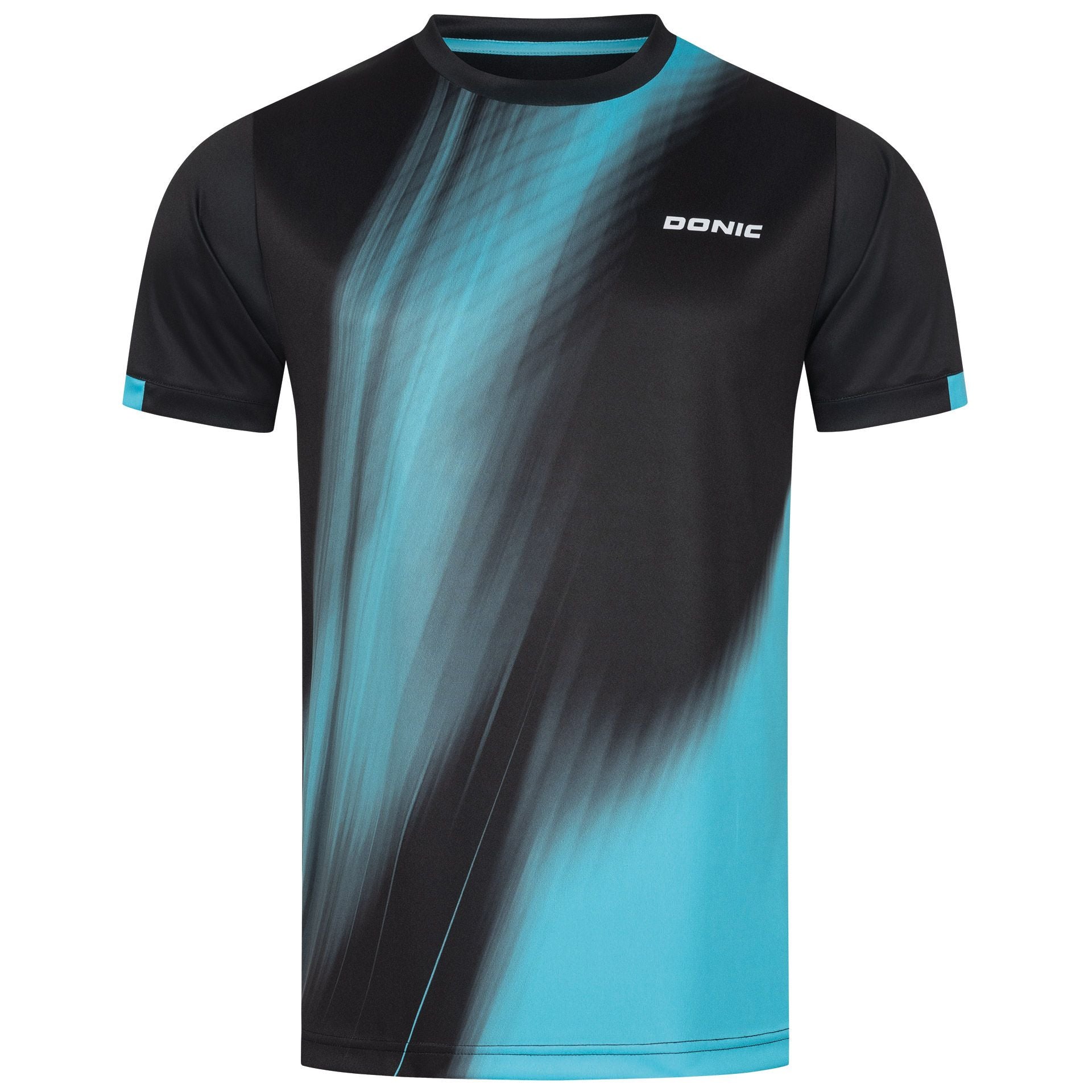 Donic t-shirt Cream Junior nero/azzurro chiaro