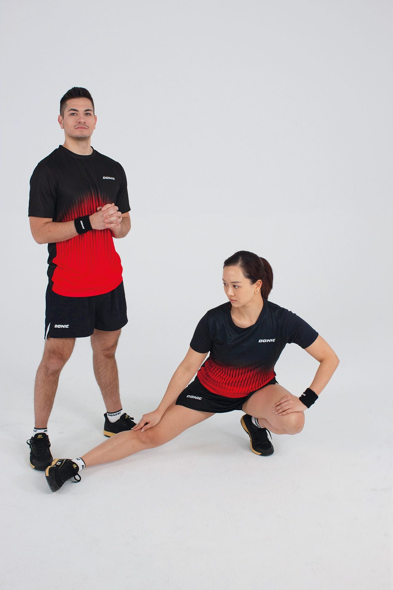 Donic t-shirt Scorpion Junior rosso/nero