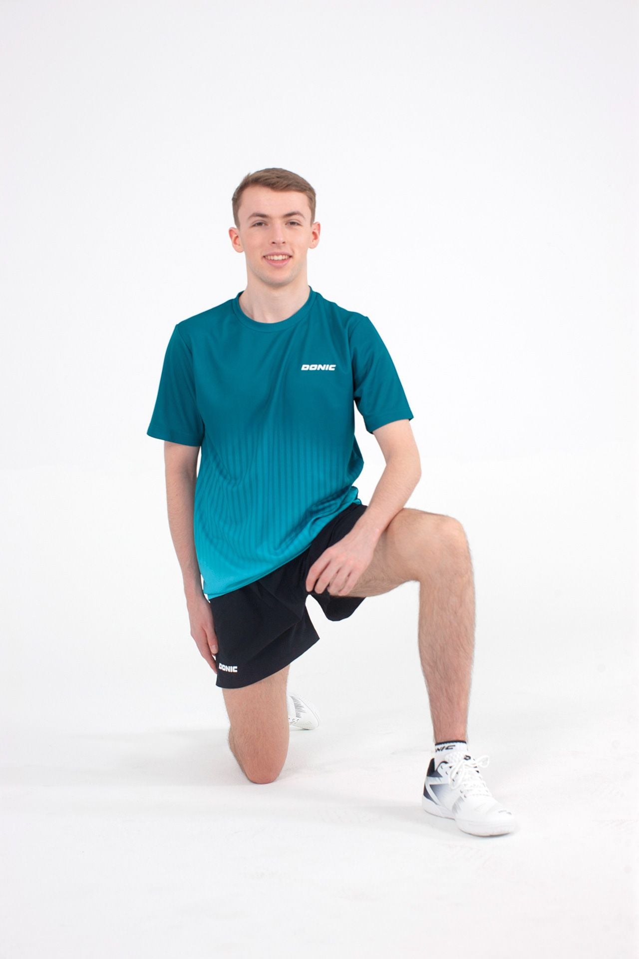 T-shirt Donic Driva Junior verde/azzurro chiaro