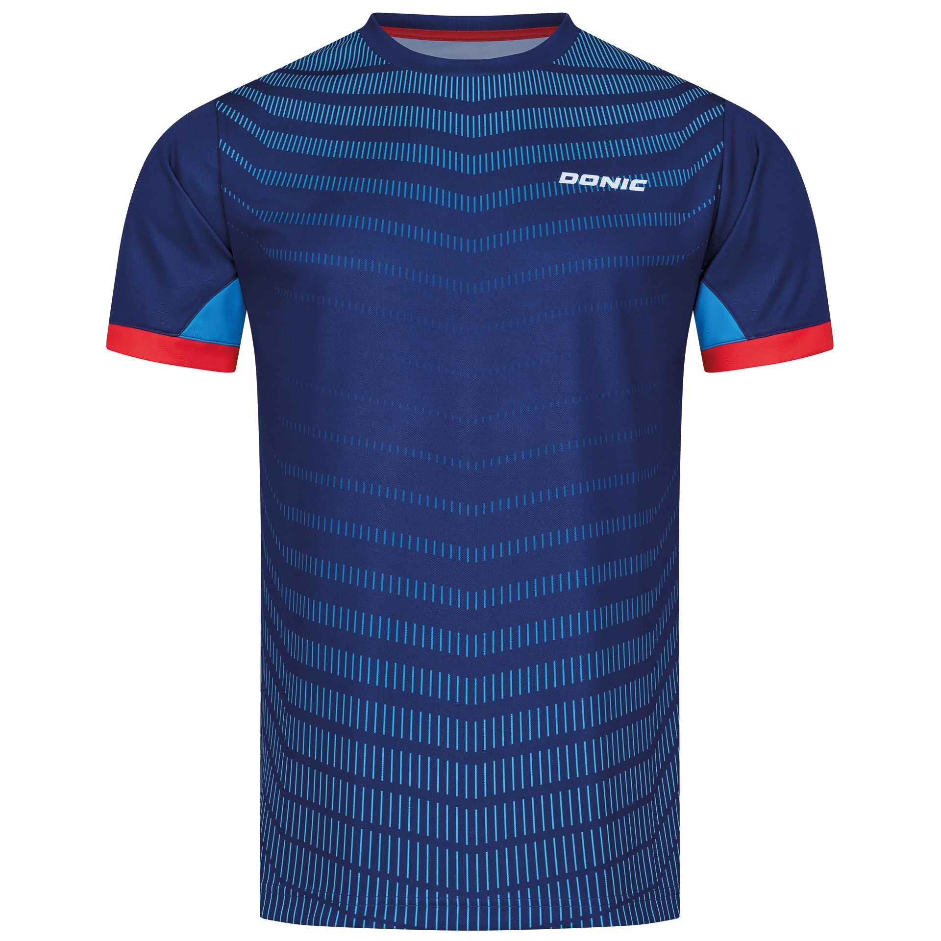T-shirt Donic Driva Junior navy/cyan