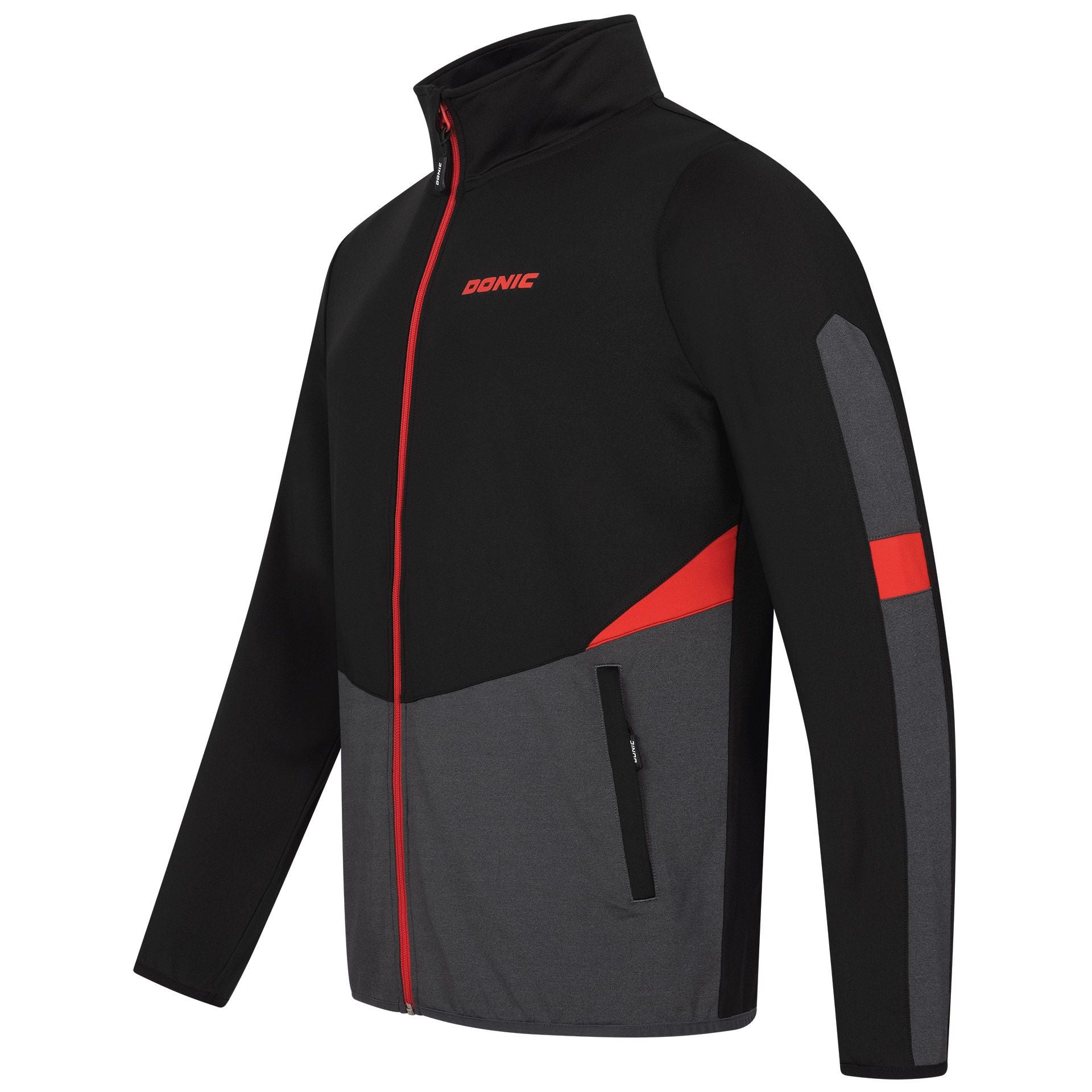 Donic Giacca tuta Trail Junior nero/antracite/rosso