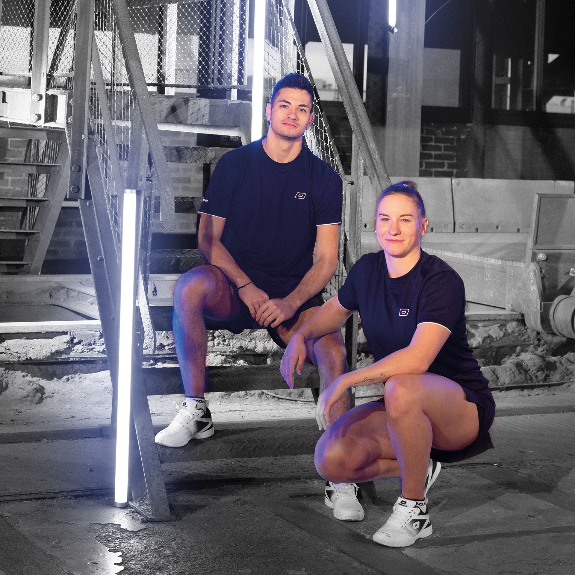 Donic t-shirt Black Series Junior nero