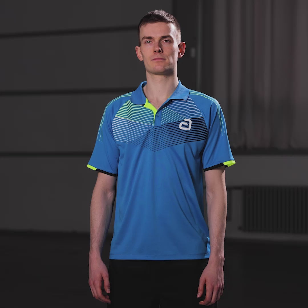 Carica video: Andro Maglia Avos blu/giallo