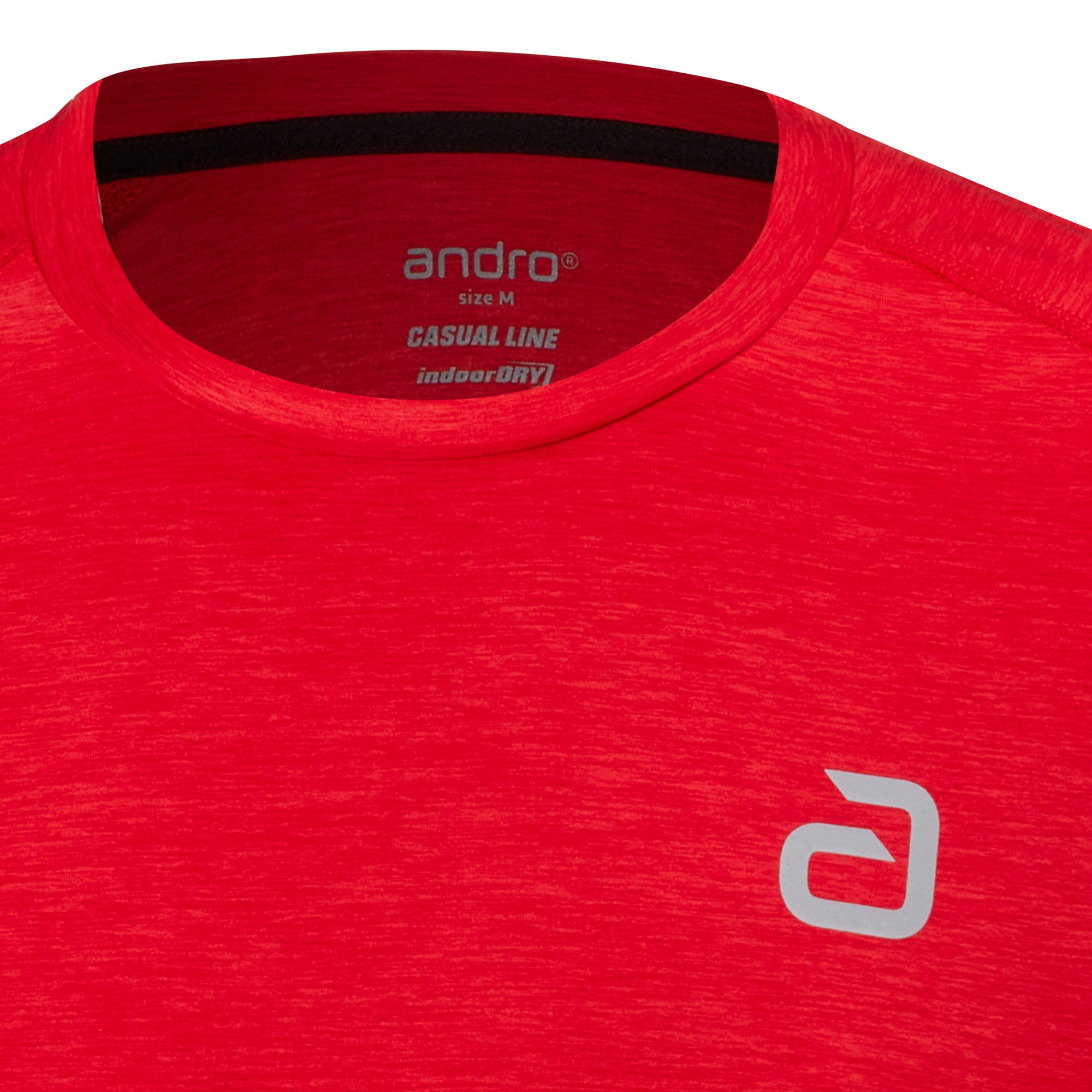 Andro Maglietta Melange Alpha rosso chili