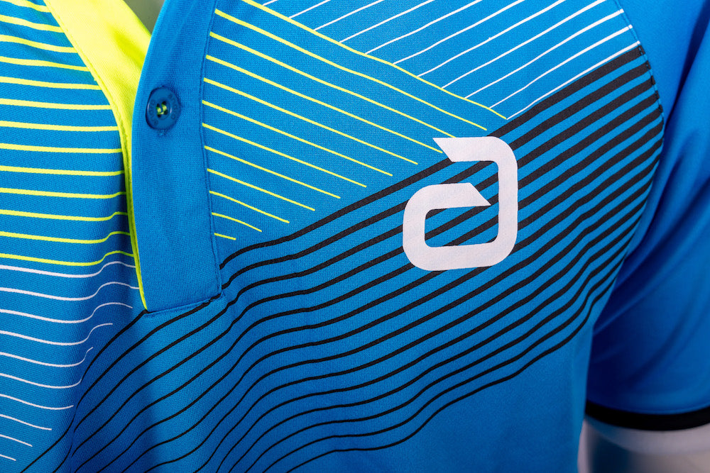 Andro Maglia Avos Cotone blu/giallo