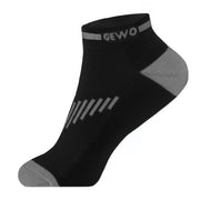 Gewo Calzini Corti Flex II nero/grigio