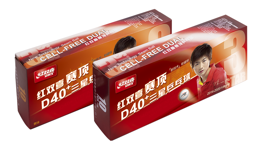 DHS Pallina *** Dual ABS arancione 40+ (10)