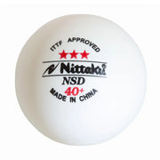 Nittaku SD 40+ *** white (120) Nittaku SE - tabletennisstore.eu