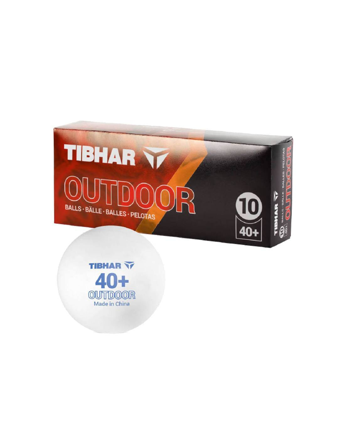 Palline outdoor Tibhar 40+ bianche